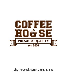 coffee shop icon symbol logo template. vintage coffee shop logo design