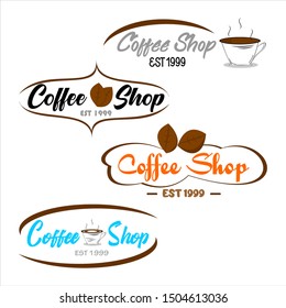 "Coffee Shop" Icon, symbol, logo and concept design vector or illustration