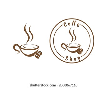 coffee shop icon vector illustration 