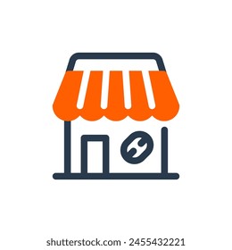 Coffee Shop Icon Vektorillustration