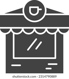 Coffee Shop icon vector image. Suitable for mobile application web application and print media.