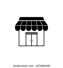 coffee shop icon, shop icon vector symbol