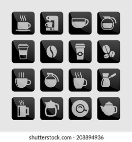 Coffee shop icons