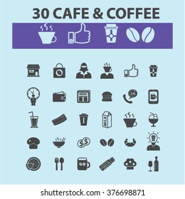 coffee shop icons
