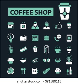 coffee shop icons
