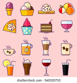Coffee shop icons