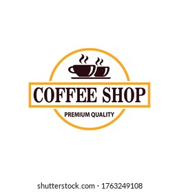 coffee shop illustration design elements vintage vector
