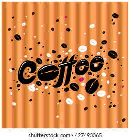 coffee shop illustration design elements vintage vector