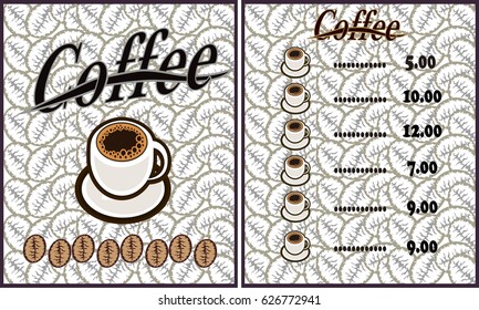 coffee shop illustration design elements vintage vector