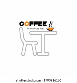 Coffee shop illustration design vector