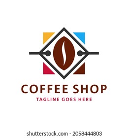 coffee shop inspiration illustration logo design