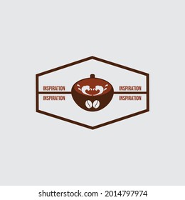 Coffee Shop Logo, Badge and Label Design. Cup, beans, cafe vintage style retro object vector illustration.