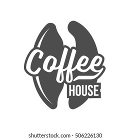 Coffee shop logo, badge, label and design elements vintage vector illustration. Hipster and retro style. 