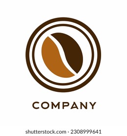 Coffee Shop Logo, Coffee-Logo, Kaffeebohnen