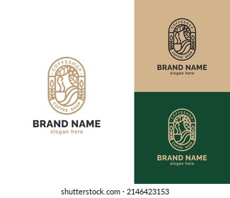 coffee shop logo brand design