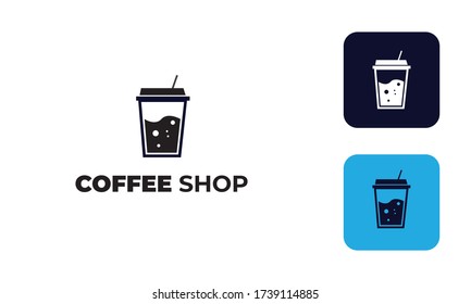 coffee shop logo , cafe logo or for  design mug or cup your brand