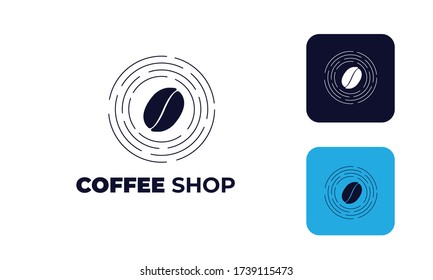 coffee shop logo, cafe logo or for design mug or cup your brand