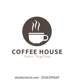 Coffee Shop logo, Cafe, Restaurant Logo Design Inspiration Vector, vintage coffee cafe logo design for coffee shop, Coffee house logo design, mug icon.