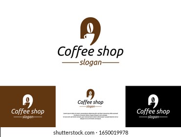 Coffee shop logo, Creative logo for coffee shop
