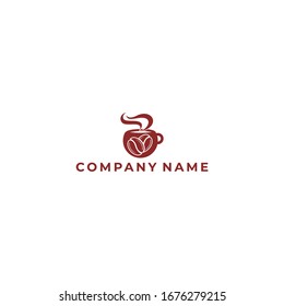 
coffee shop logo deliciously warm