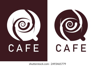 Coffee Shop Logo Design, "a cafe" Logo Design, Cafe House Logo Branding
