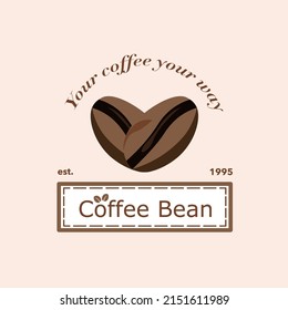 Diseño del logotipo de la cafetería para el frijol café