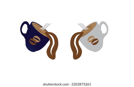 diseño del logotipo de la cafetería restaurante vintage conjunto de iconos vintage paquete