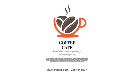 diseño del logo de la cafetería para el propietario de la cafetería y la cafetería 