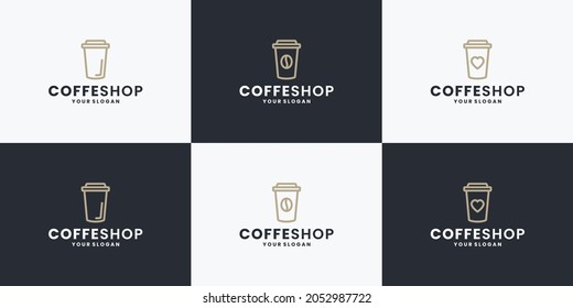 coffee shop logo design collections