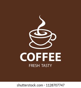 Coffee Shop Logo Design Element in Vintage Style for Logotype, Label, Badge and other design. Bean retro vector illustration.