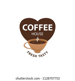 Coffee Shop Logo Design Element in Vintage Style for Logotype, Label, Badge and other design. Bean retro vector illustration.