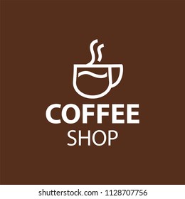 Coffee Shop Logo Design Element in Vintage Style for Logotype, Label, Badge and other design. Bean retro vector illustration.