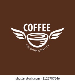 Coffee Shop Logo Design Element in Vintage Style for Logotype, Label, Badge and other design. Bean retro vector illustration.