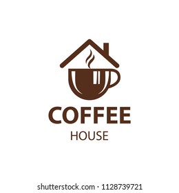 Coffee Shop Logo Design Element in Vintage Style for Logotype, Label, Badge and other design. Bean retro vector illustration.