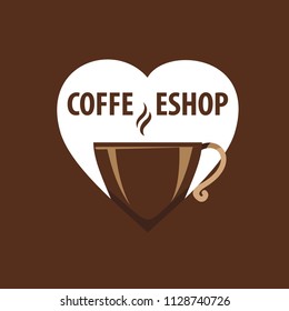 Coffee Shop Logo Design Element in Vintage Style for Logotype, Label, Badge and other design. Bean retro vector illustration.