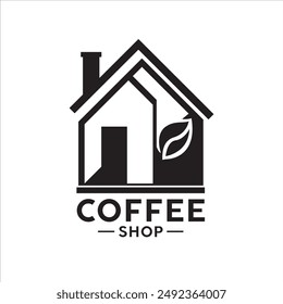 Coffee shop logo design. Coffee shop icon
