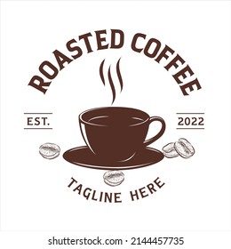 Coffee shop logo Design ideas, vector illustration