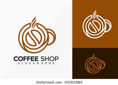 Coffee Shop Logo Design. Modern Idea logos designs Vector illustration template