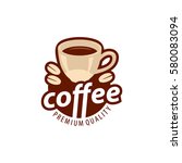 Coffee shop logo design template