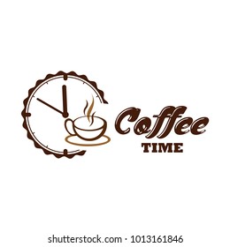 Coffee shop logo design template. Retro coffee emblem. Vector art.