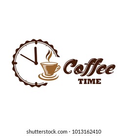 Coffee shop logo design template. Retro coffee emblem. Vector art.