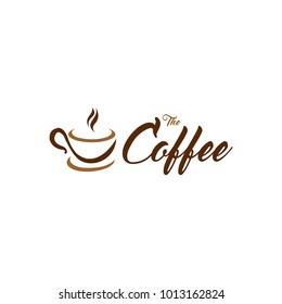 Coffee shop logo design template. Retro coffee emblem. Vector art.
