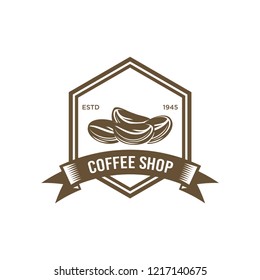 Coffee shop logo design template. Retro coffee emblem. cafe logo. coffe. vector illustration. editable. coffee shop illustration design elements vintage vector