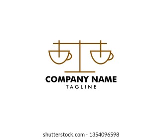 Coffee shop logo design template