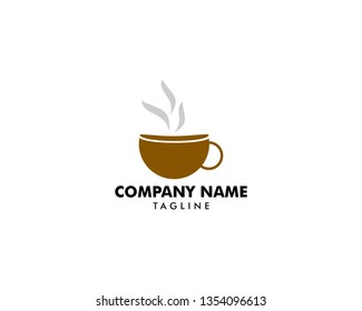 Coffee shop logo design template