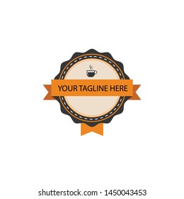 Coffee shop logo design template