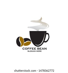 Coffee shop logo design template. Retro coffee emblem. Vector art.
