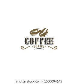 Coffee shop logo design template