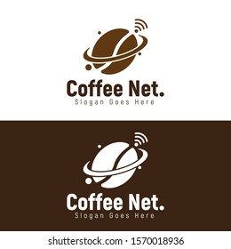 Coffee shop logo design template