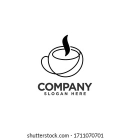 Plantilla de diseño del logotipo de Coffee Shop
